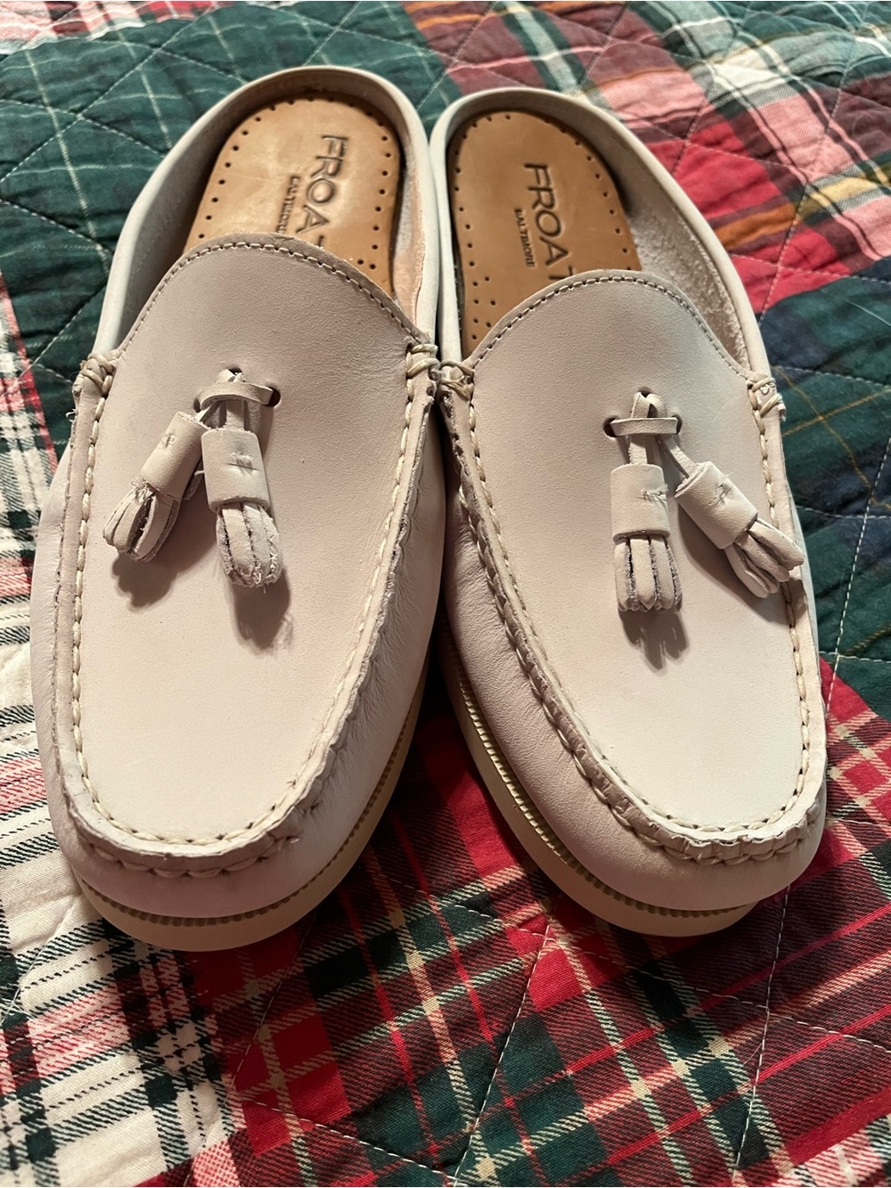 Froats Baltimore Leather Tassel Loafers Slip-On Flats